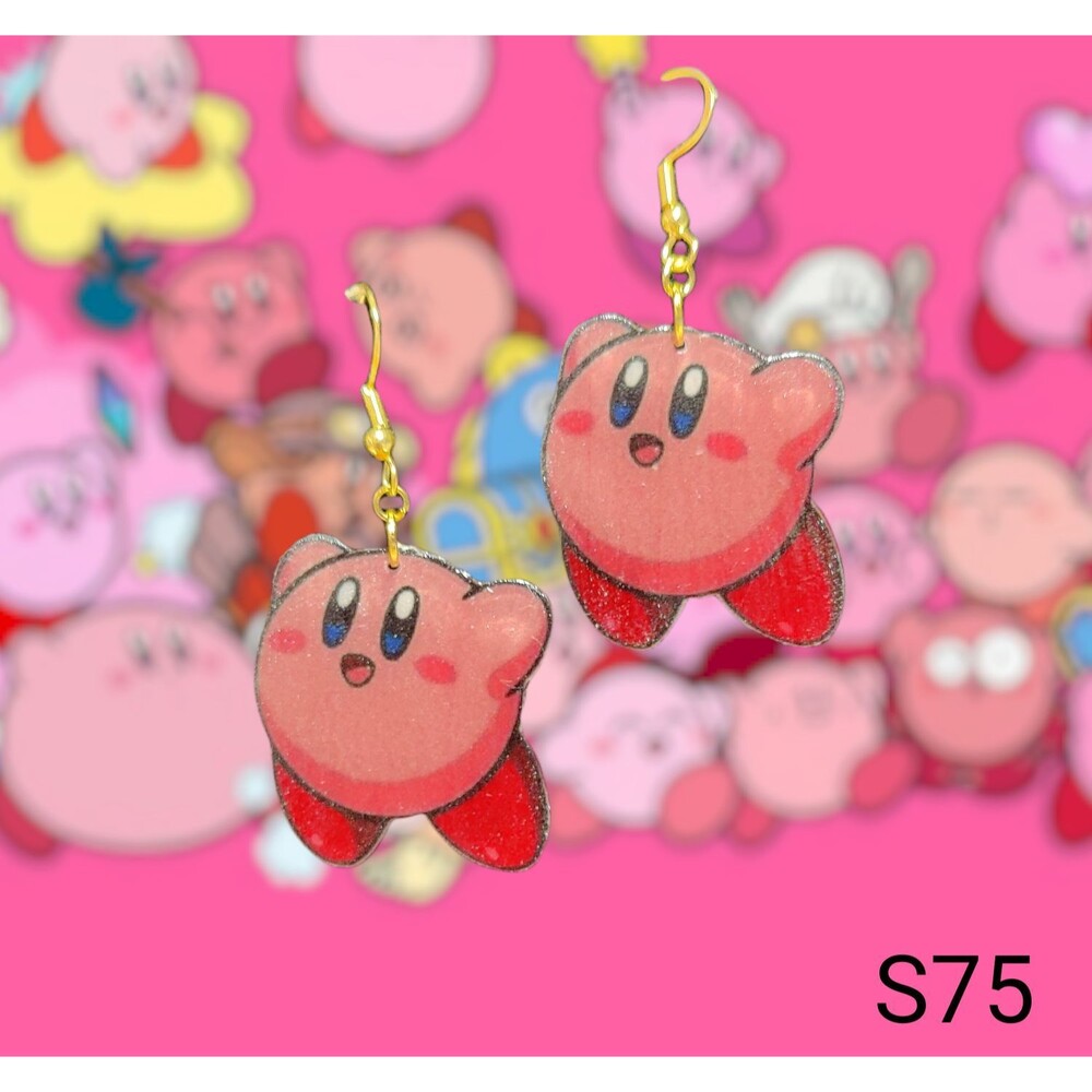 Cute Kirby Earrings